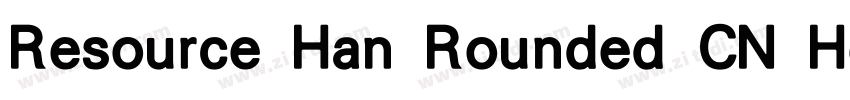 Resource Han Rounded CN Heavy字体转换